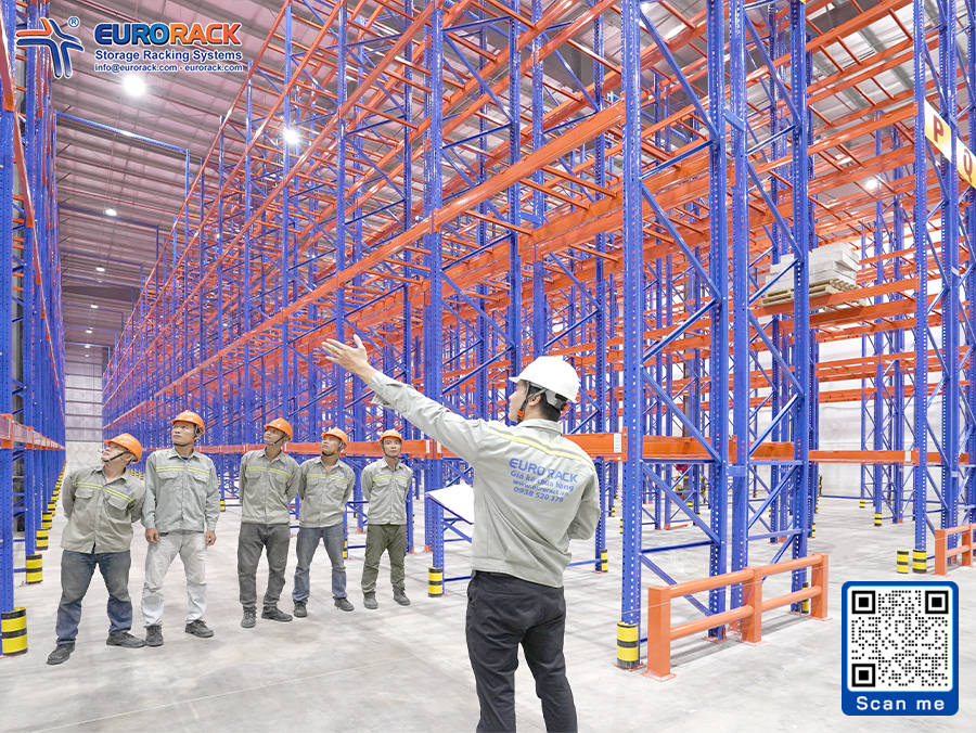 Kệ Selective cho kho lạnh lưu trữ đa dạng hàng hóa