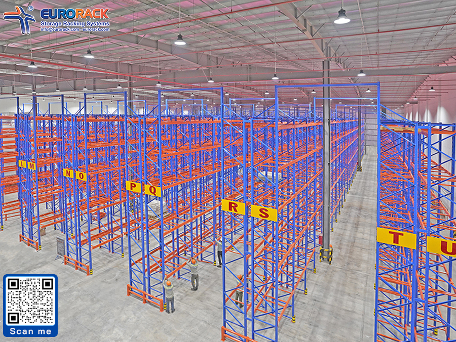 Kệ Selective ứng dụng cho kho logistics